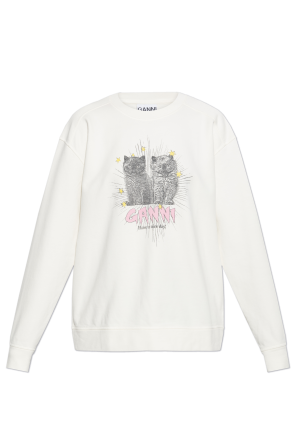 The toe MARYLEBONE SWEATSHIRT ホワイト Maison Margiela Sweatshirt with logo | Women's Clothing | Vitkac